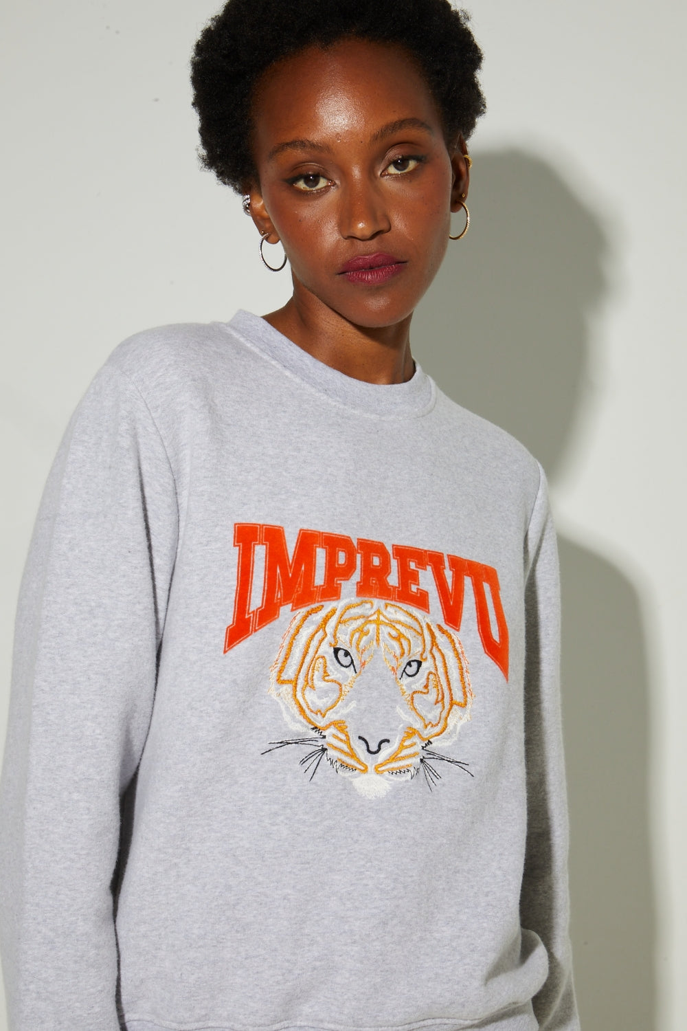 Eddie Tiger Embroidered Sweatshirt Made In Portugal