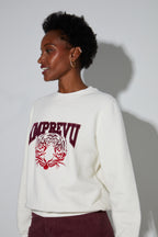 Eddie Tigre Red Sweatshirt Made In Portugal