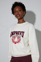 Eddie Tigre Red Sweatshirt Made In Portugal