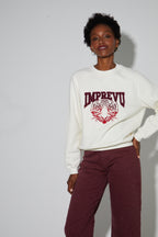 Eddie Tigre Red Sweatshirt Made In Portugal