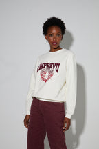 Eddie Tigre Red Sweatshirt Made In Portugal