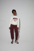Eddie Tigre Red Sweatshirt Made In Portugal