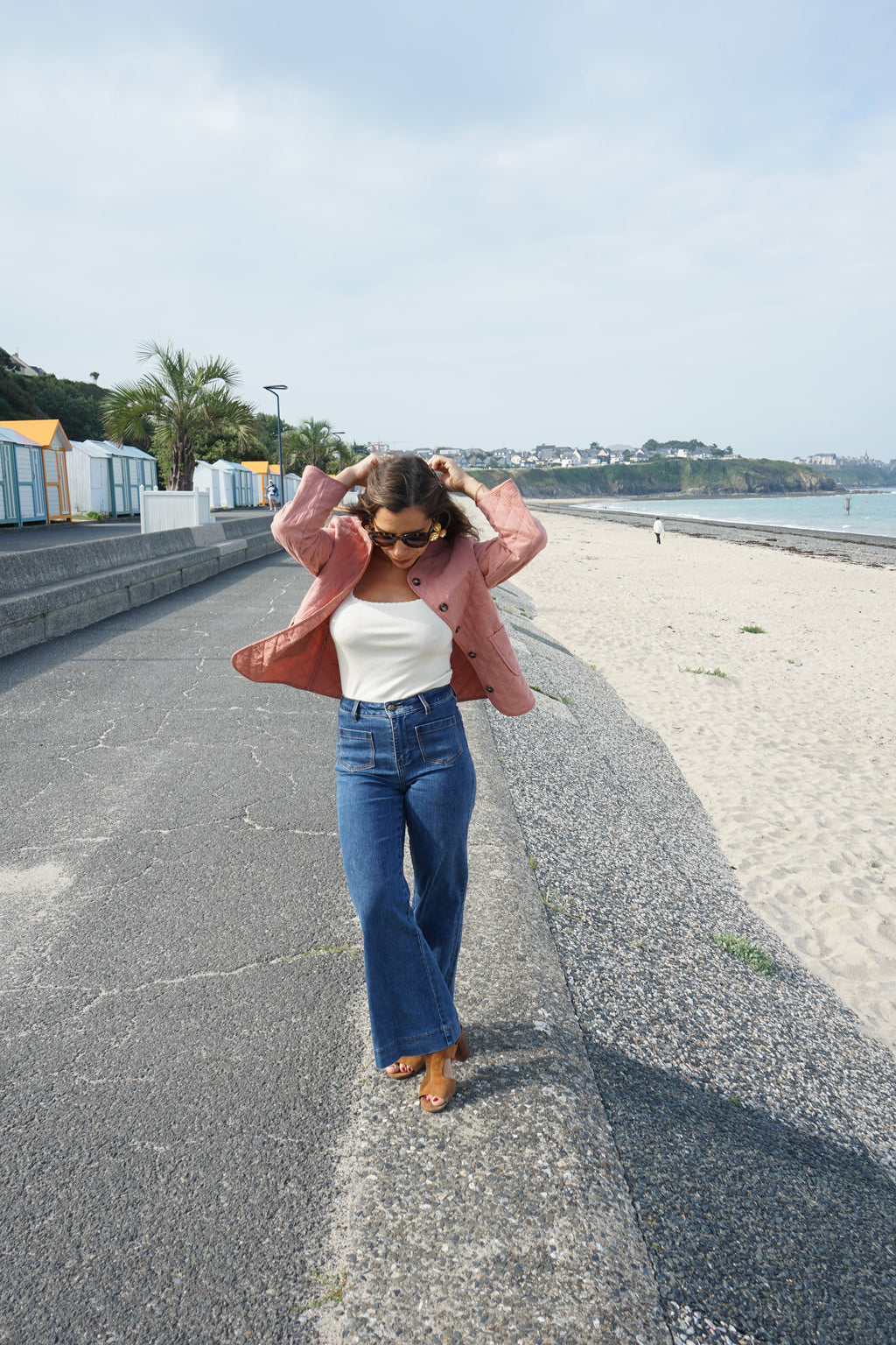 Veste Matelassée Rose