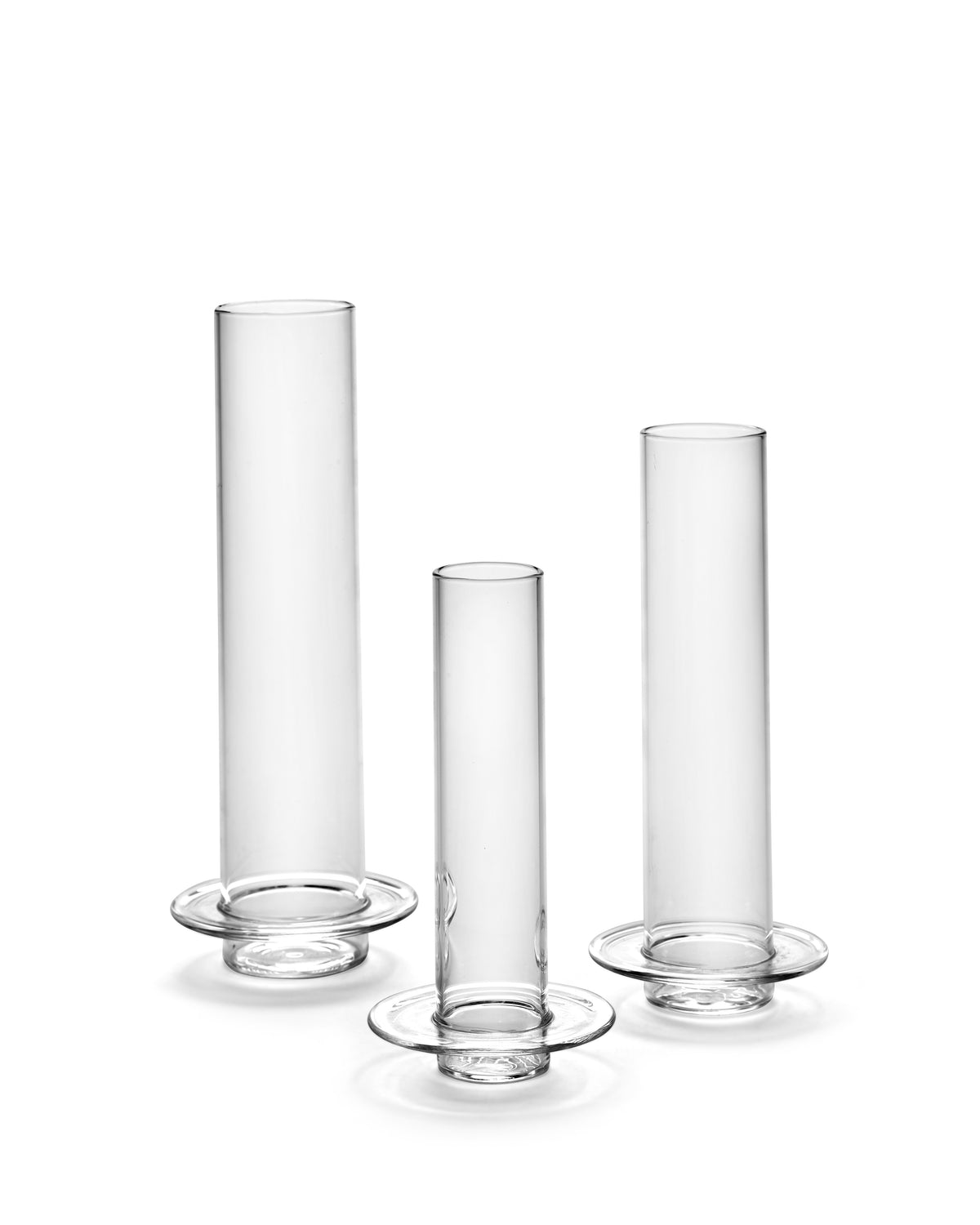 Glass Towers - Jarrón - L - Vidrio Borosilicatado - Transparente