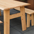 Avenue - Table D'Extérieur - Bois de pin - Naturel/Beige