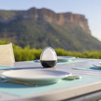 Ovie - Lampe De Table Sans Fil - Acier - Noir