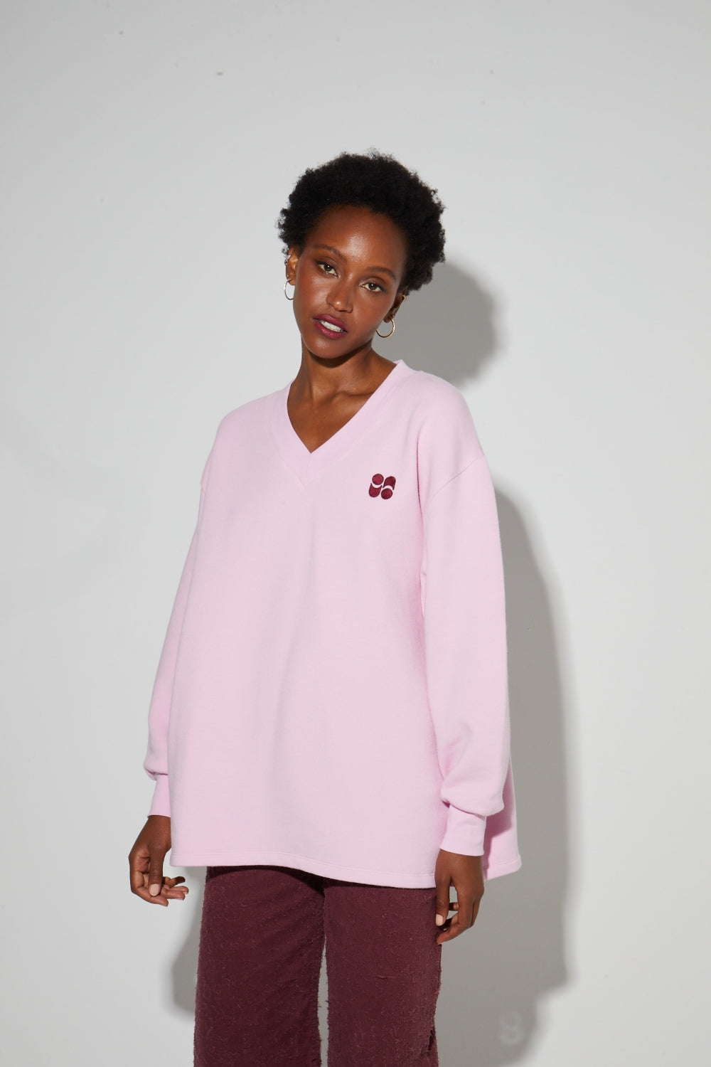 Sweatshirt Kravitz Collège Red, Fabriqué Au Portugal