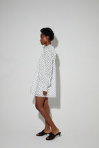Vestido Ilona De Voile De Lunares, Hecho En Italia