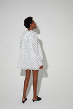 Vestido Ilona De Voile De Lunares, Hecho En Italia
