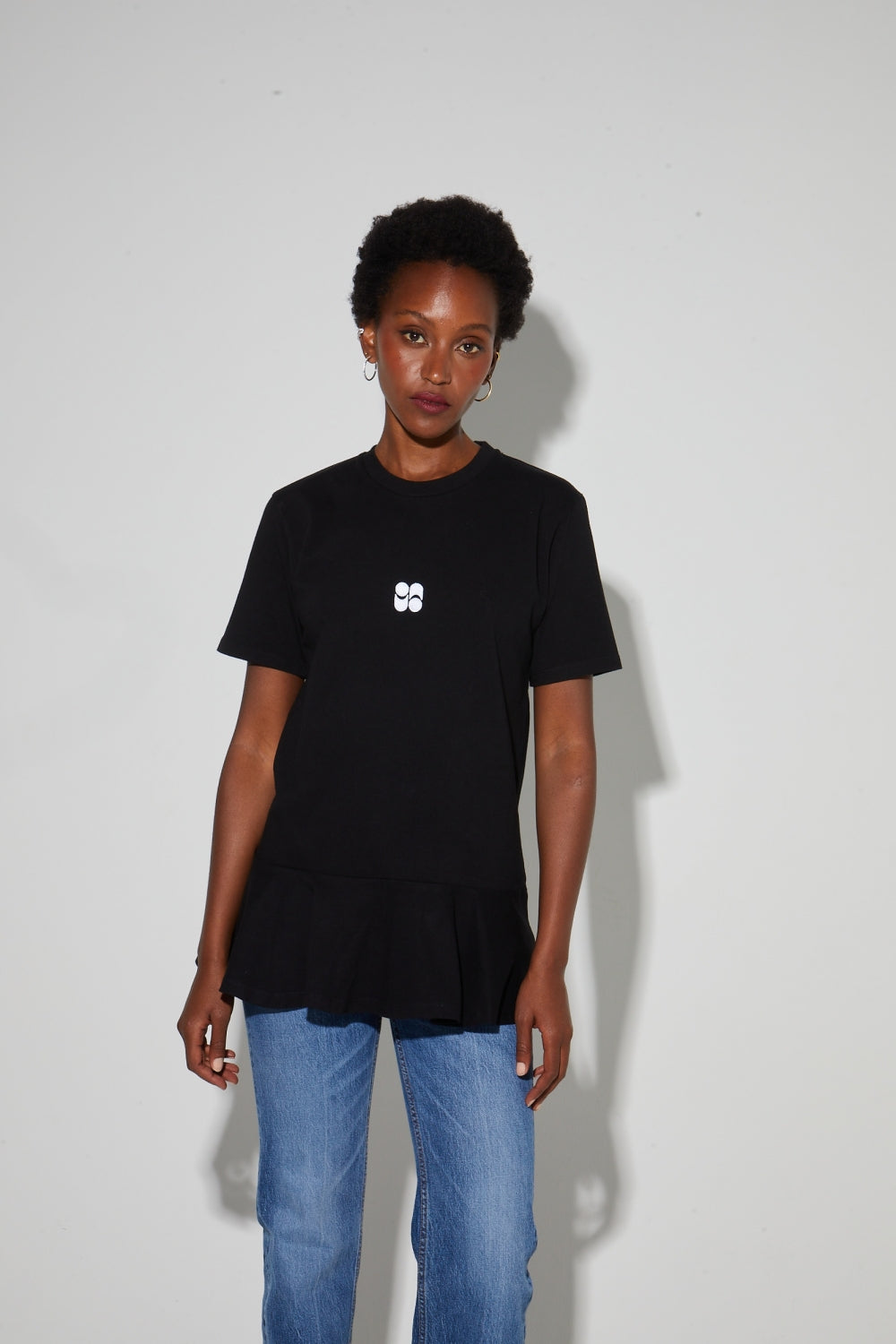 T-Shirt Elya Peplum Black