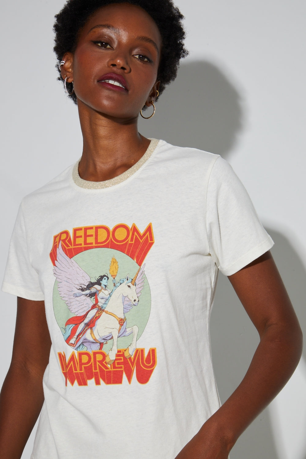 Tshirt Fred Freedom En Coton Lin Fabriqué Au Portugal.