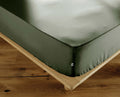 Perrine - Drap Housse - Percale Unie - Romarin
