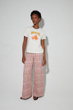 Tshirt Fred Pulp Fiction En Coton Lin Fabriqué Au Portugal - Orange