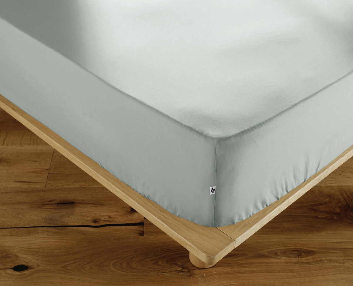 Perrine - Drap Housse - Percale Unie - Céladon