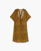 Tawny Golconda Tangelo Viscose Dress