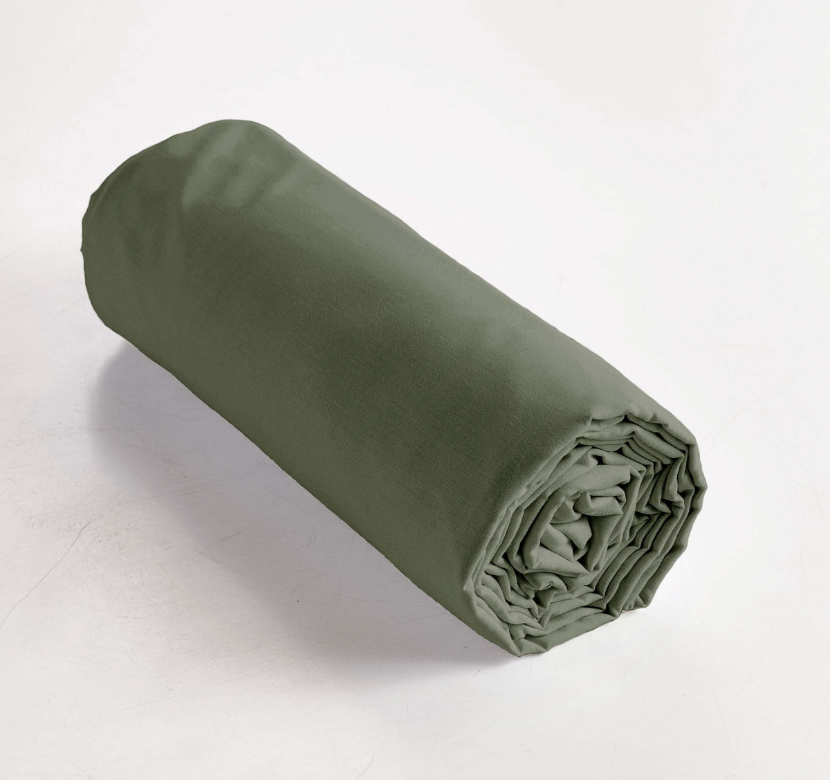 Perrine - Drap Housse - Percale Unie - Romarin