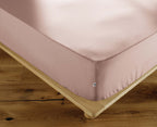 Perrine - Drap Housse - Percale Unie - Blush