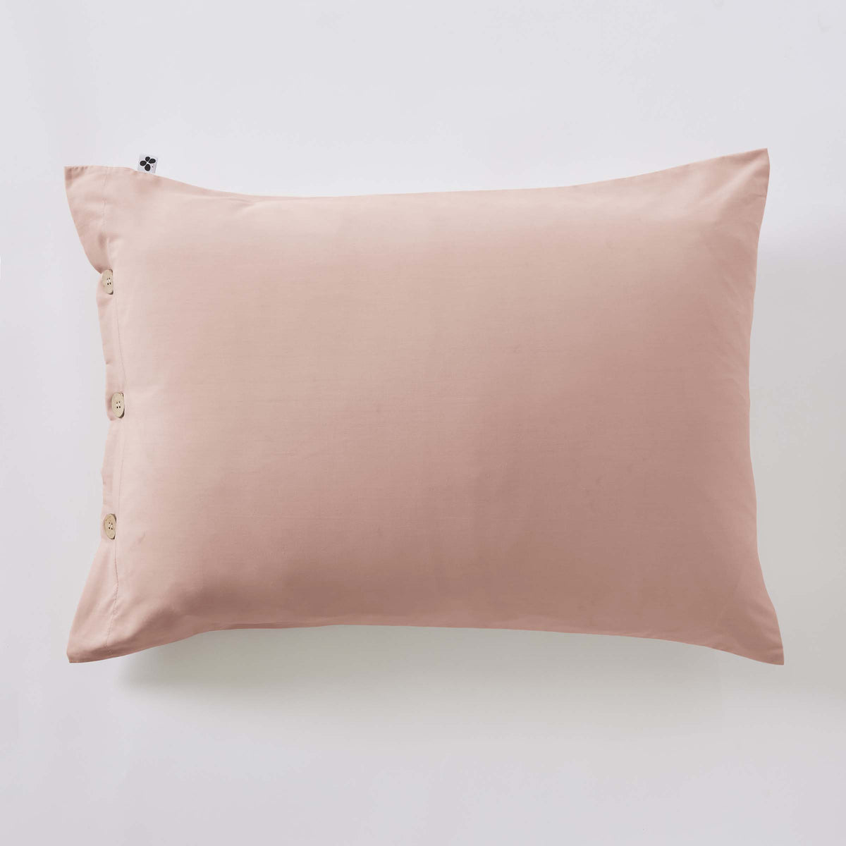 Perrine - Taie D'Oreiller - Percale Unie - Blush