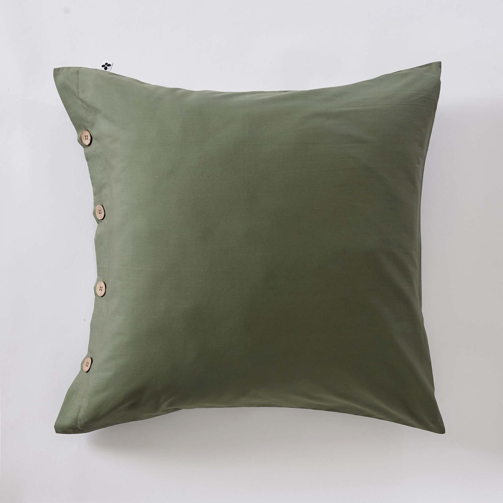 Perrine - Taie D'Oreiller - Percale Unie - Romarin
