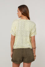 Bandana T-Shirt - Yellow - Women
