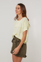 Bandana T-Shirt - Yellow - Women