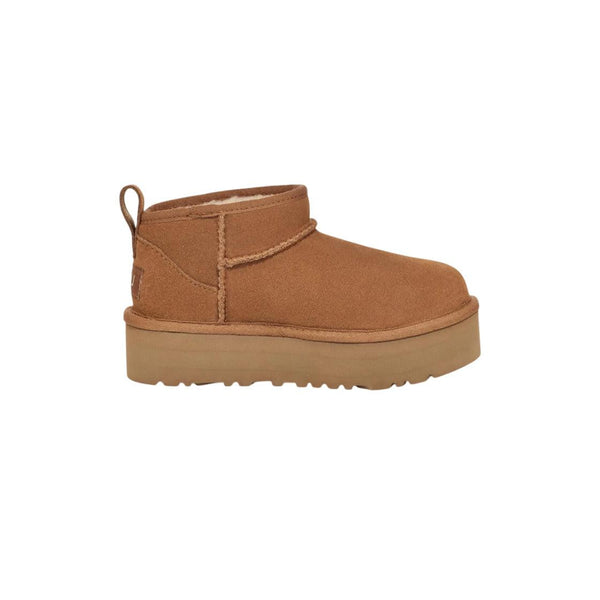 Ugg K-Classic Ultra Mini Platform Boots - Chestnut