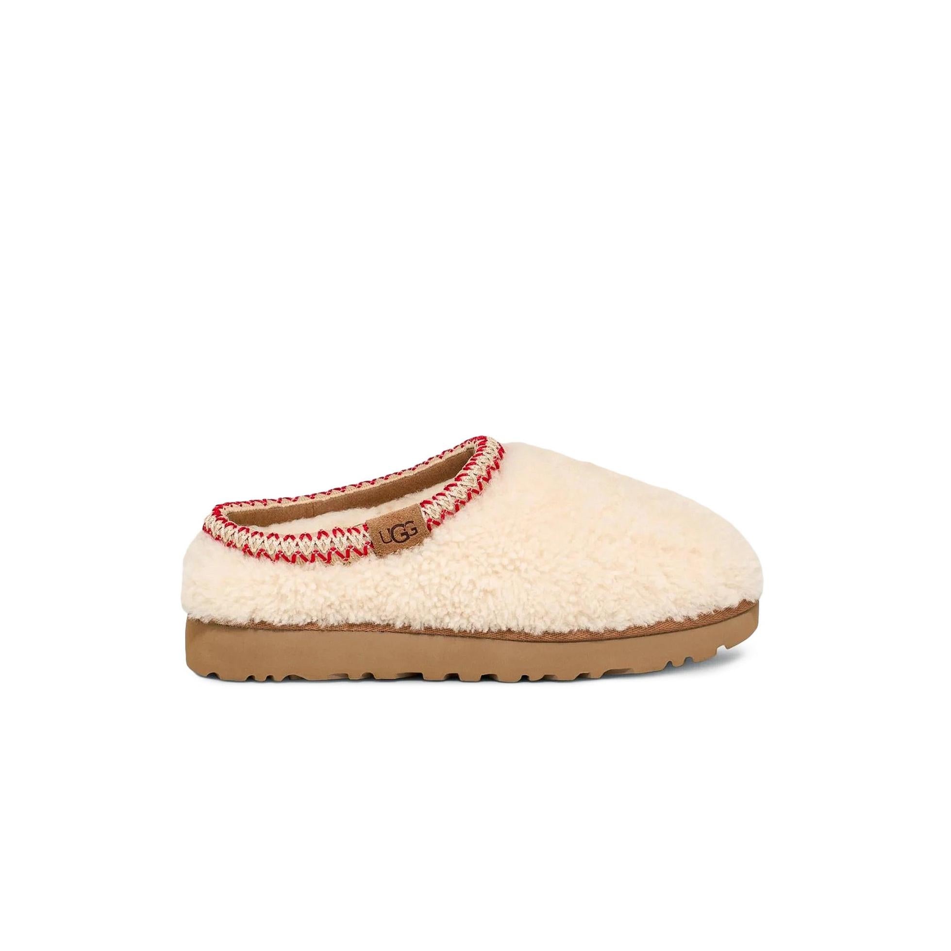 Pantuflas rizadas UGG Tasman Maxi Natural (W) - Beige
