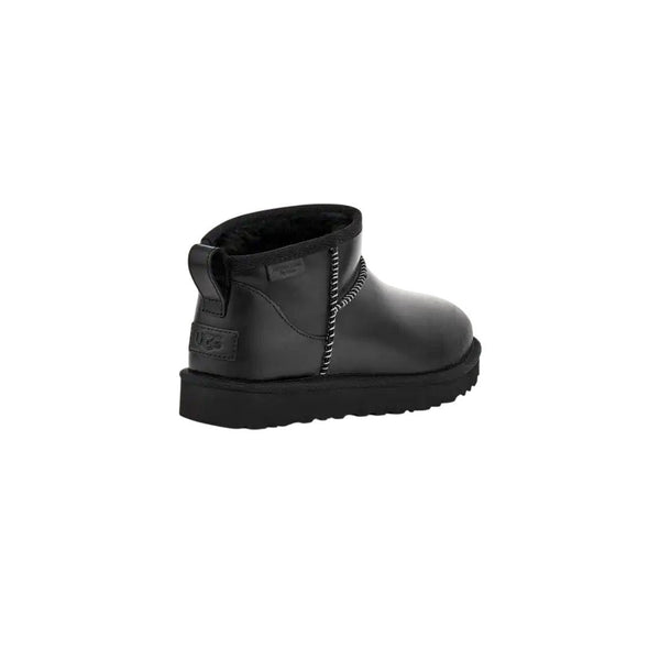 Ugg Classic Ultra Mini Leather Boots - Black