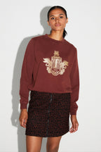 Eddie Blason Gold Sweatshirt Made In Portugal