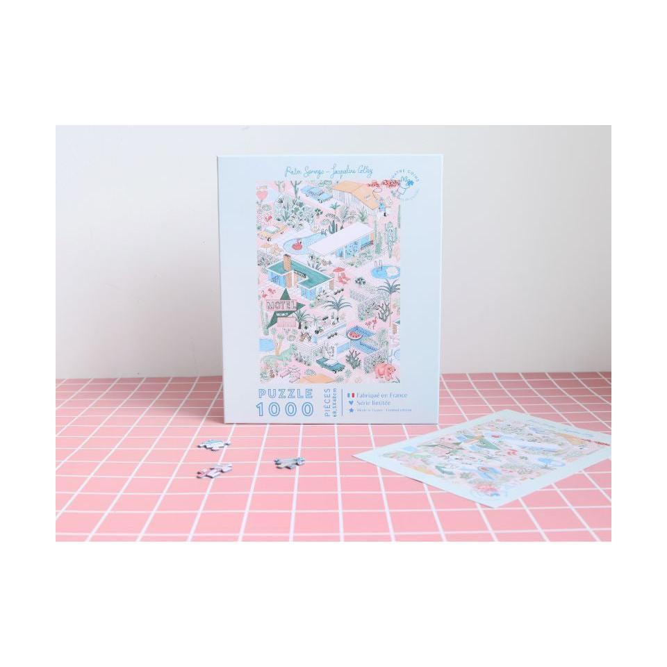 Puzzle Palm Springs Par Jacqueline Colley - 1000 Pièces