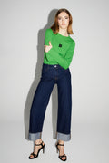 Kate Straight Raw Blue Denim Made In Portugal