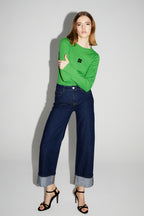 Kate Straight Raw Blue Denim Made In Portugal