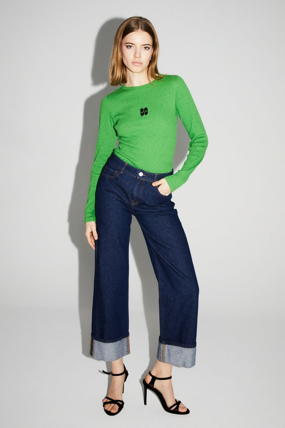 Kate Straight Raw Blue Denim Made In Portugal