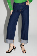 Kate Straight Raw Blue Denim Made In Portugal