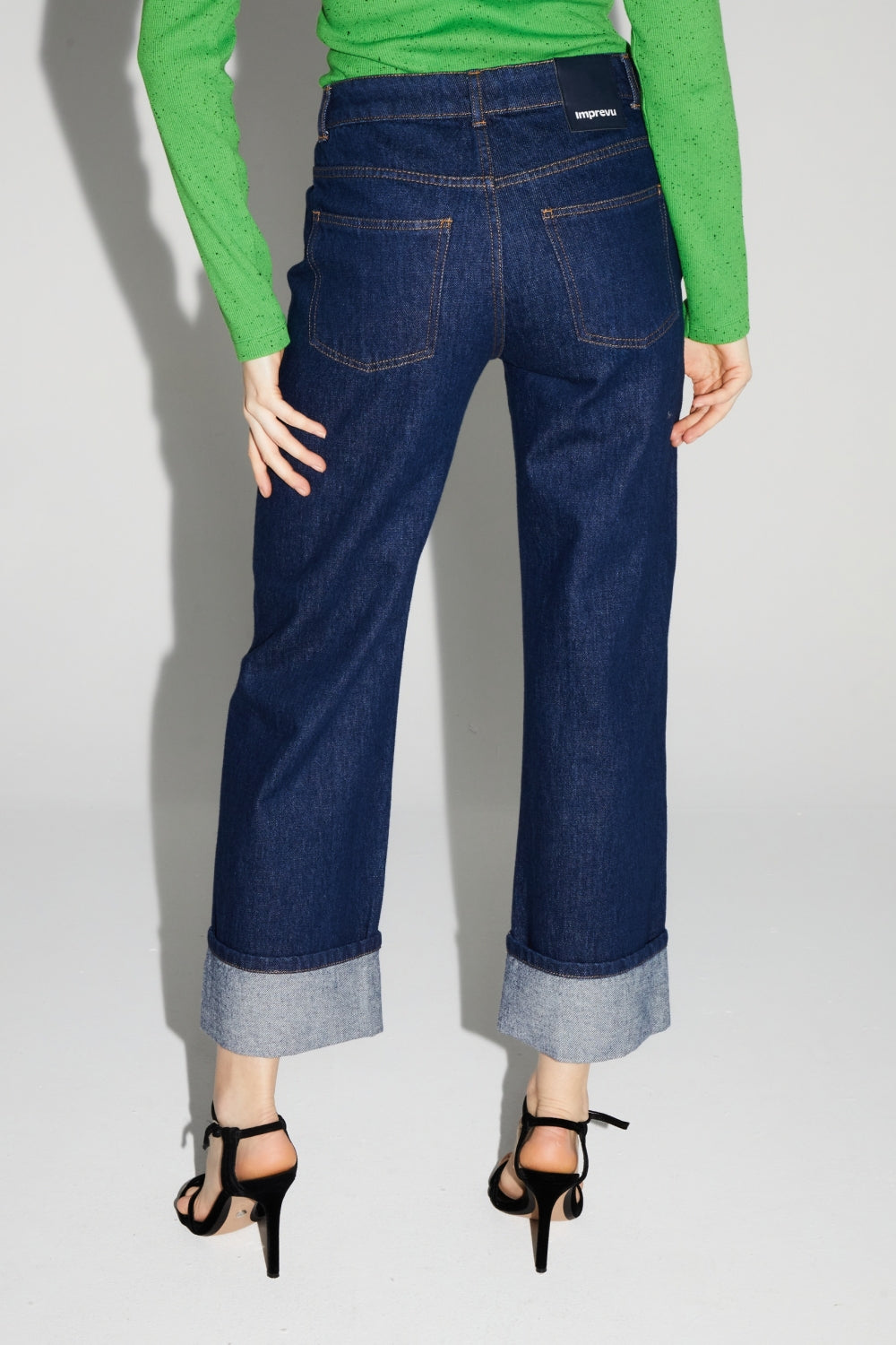 Kate Straight Raw Blue Denim Made In Portugal
