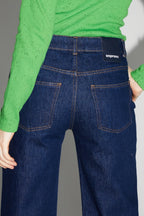 Kate Straight Raw Blue Denim Made In Portugal