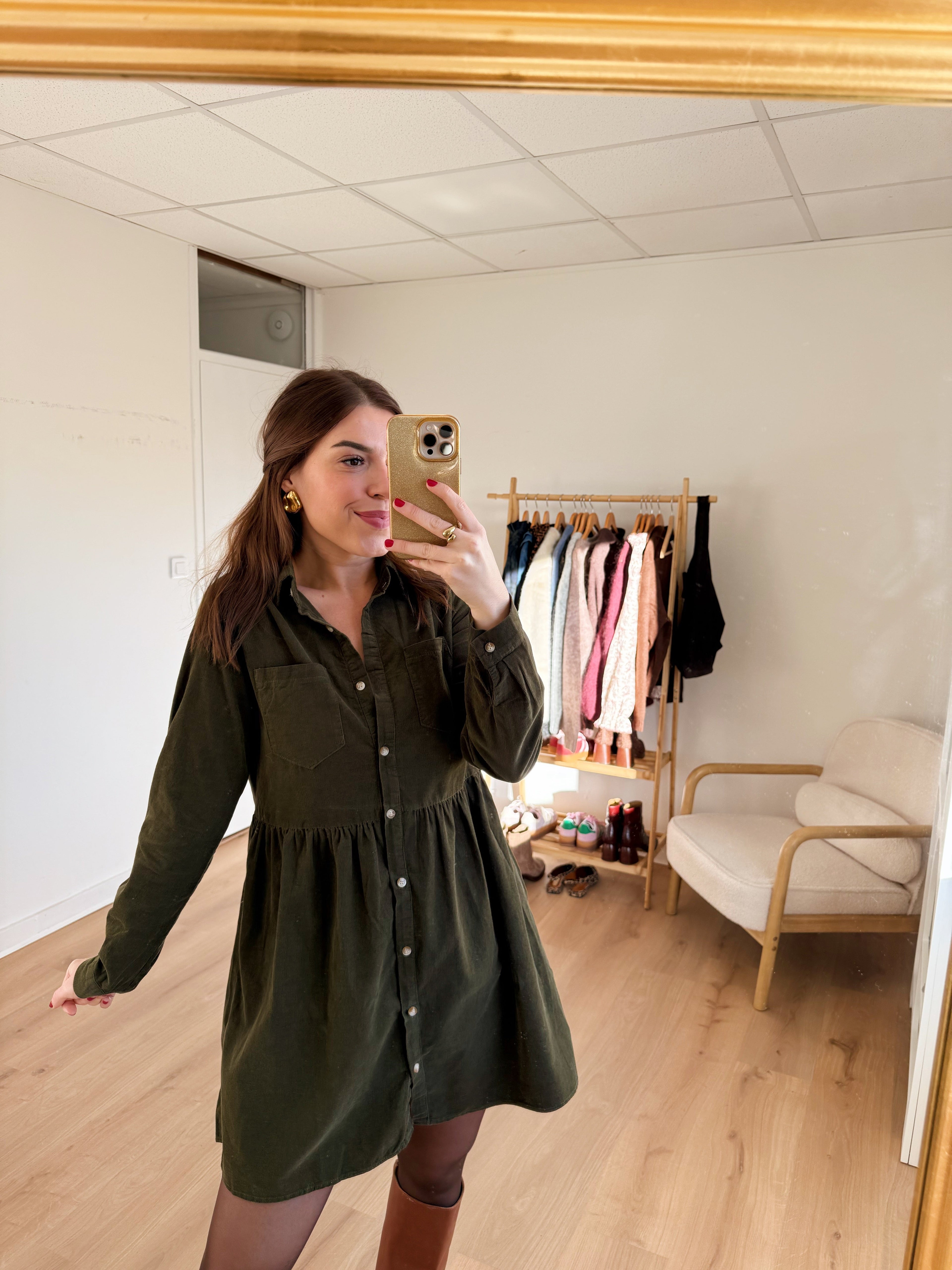 Victoria Dress Khaki