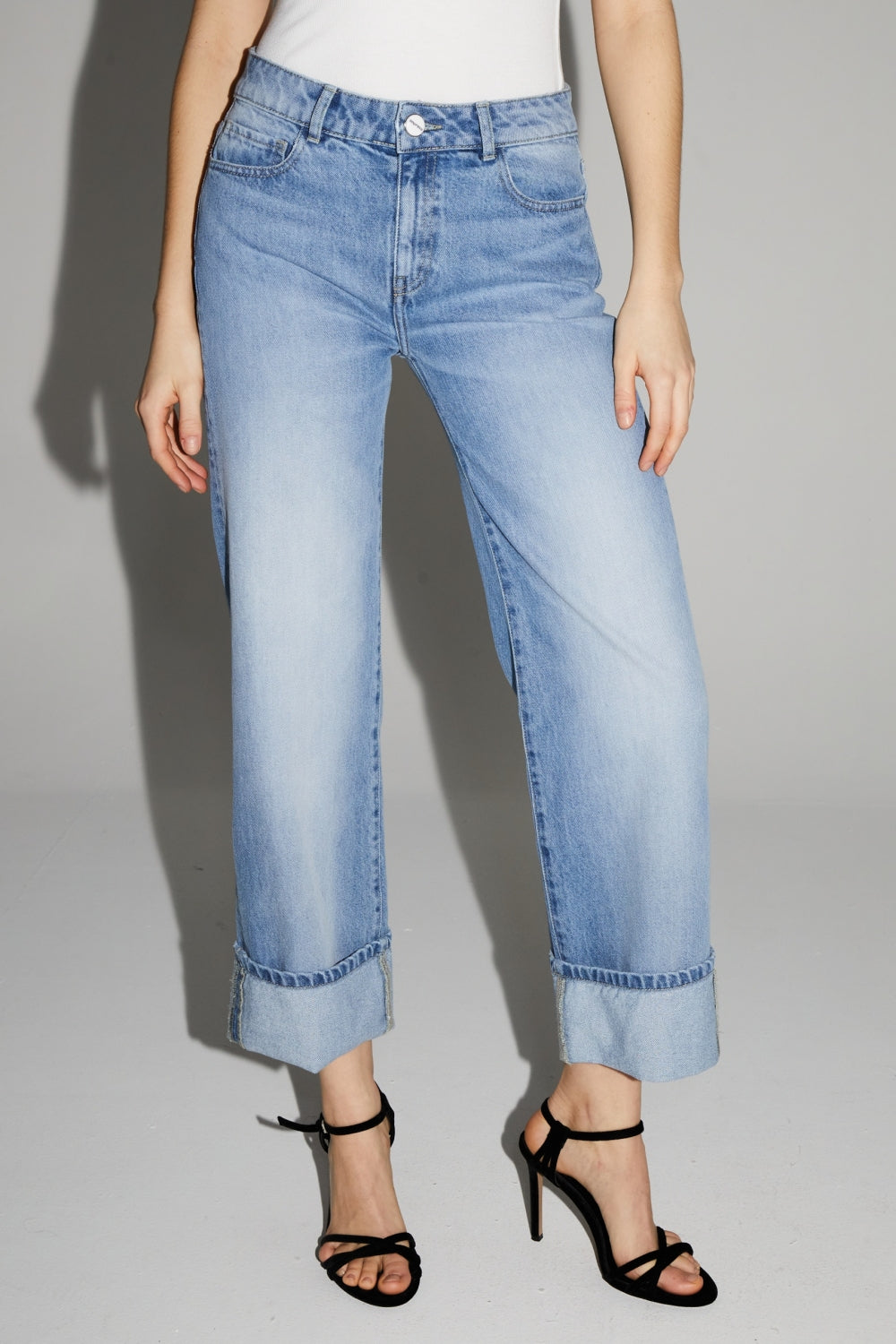 Denim Kate Straight Light Blue Fabriqué Au Portugal