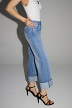 Denim Kate Straight Light Blue Fabriqué Au Portugal