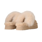 Zapatillas de Casa Ugg Disquette Chalet - Beige Claro