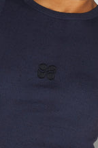 Denim Stevie Flare Velvet Navy Fabriqué Au Portugal