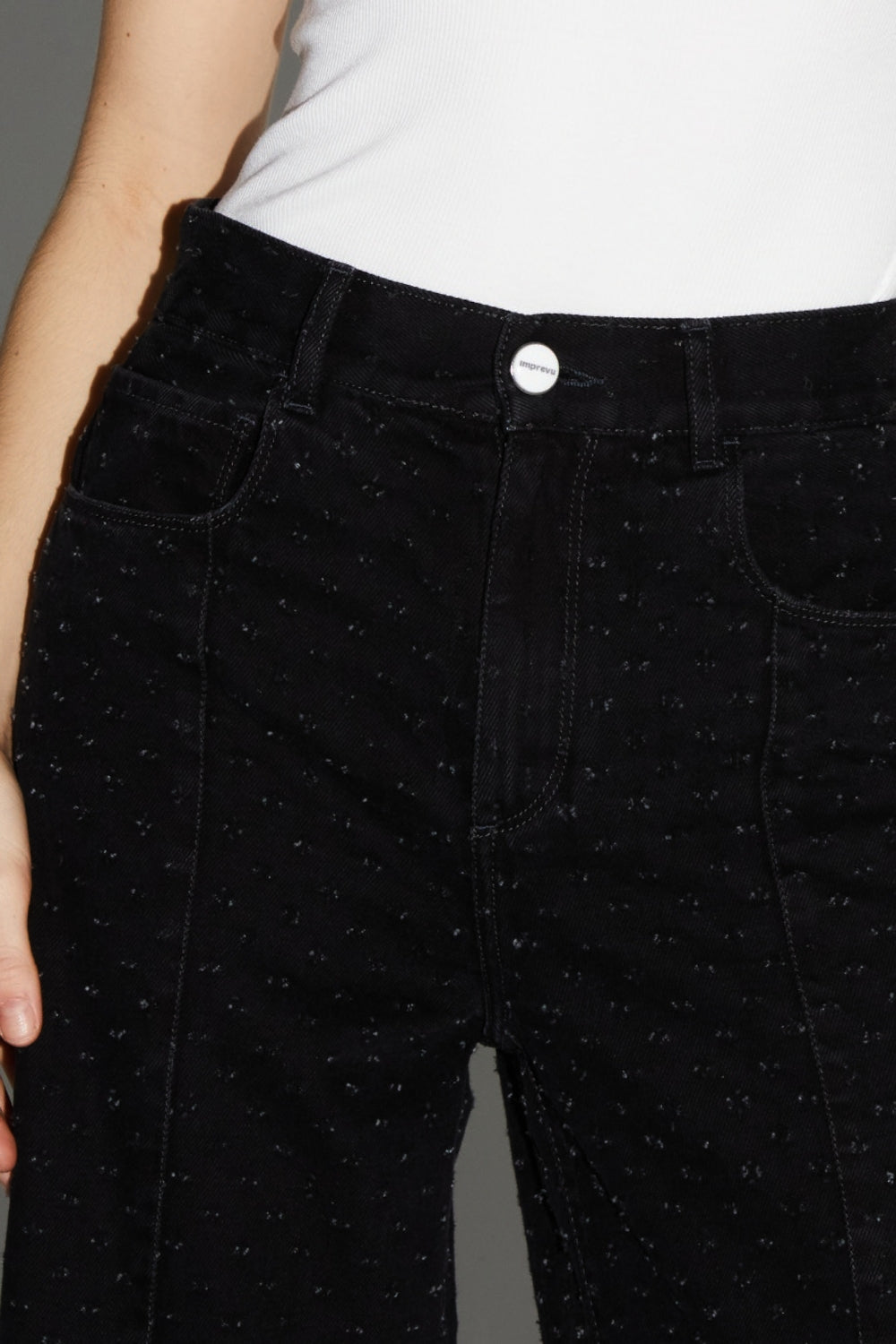 Denim Swiggy Palazzo Black Made In Portugal