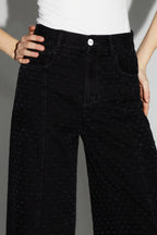 Denim Swiggy Palazzo Black Made In Portugal
