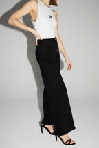Denim Swiggy Palazzo Black Made In Portugal