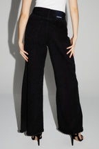 Denim Swiggy Palazzo Black Made In Portugal
