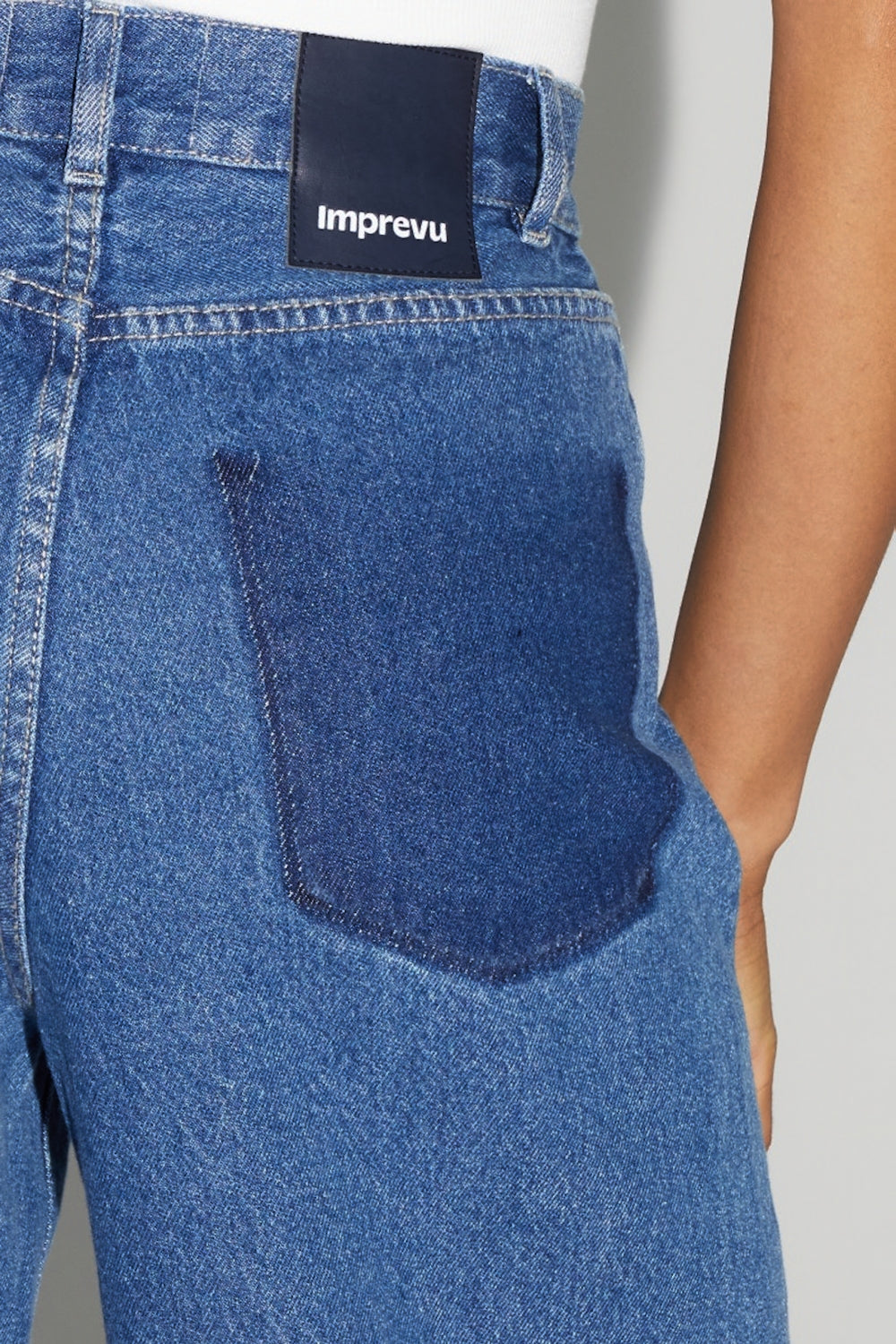 Denim Swiggy Palazzo Medium Blue Made In Portugal