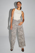Denim Swiggy Palazzo Leo Beige Made In Portugal
