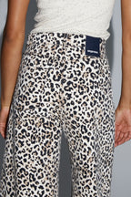 Denim Swiggy Palazzo Leo Beige Made In Portugal