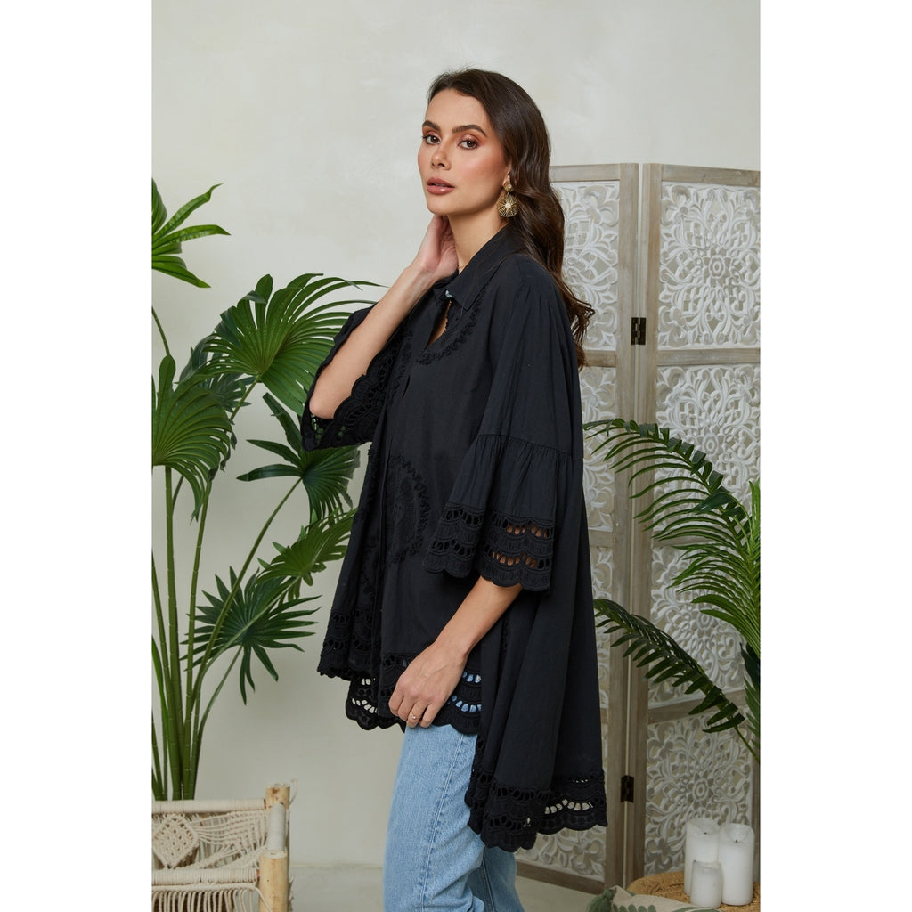 Shirt - Black - Women's