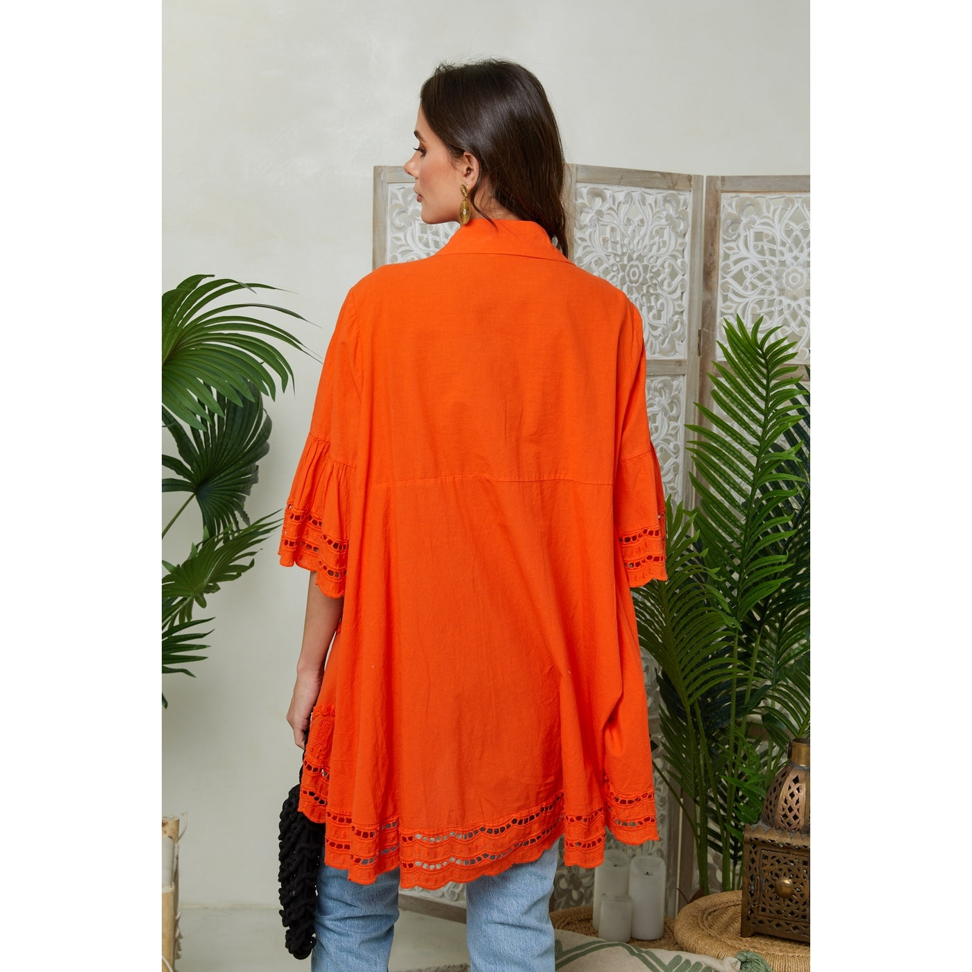 Chemise - Orange - Femme